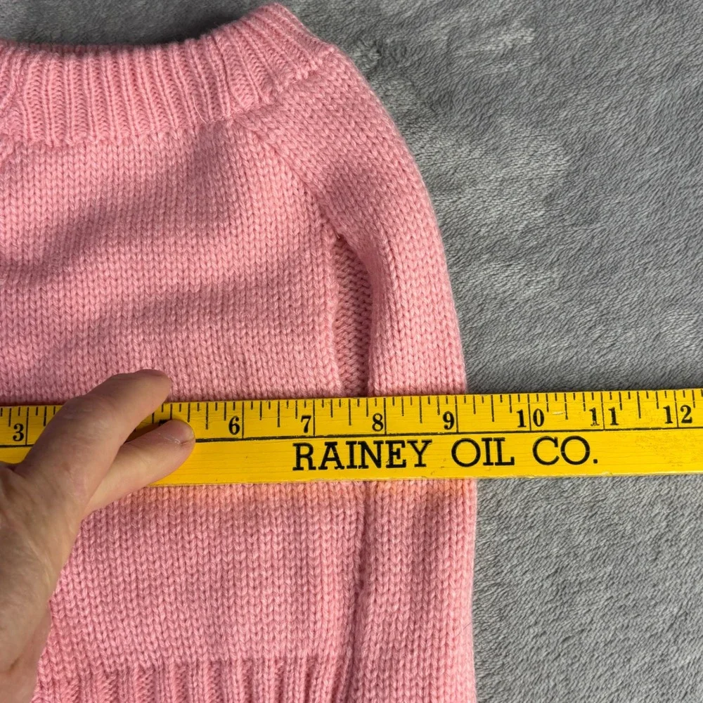 Frisco Cable Knitted Dog Sweater Medium Light Pink Classic Pet Apparel 144260